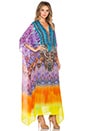 view 2 of 3 Lace Up Kaftan in Horizon Daze