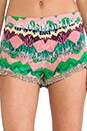 view 4 of 7 Frilled Hem Shorts in Chuspa
