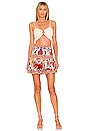 view 4 of 5 Shirred Mini Skirt in Reign Of Roses