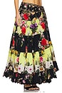 view 2 of 6 Wrap Skirt With Gathered Panels in Adorned In Alexandria