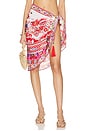 view 1 of 6 Short Tassel Sarong in Faith, Luck & Justice