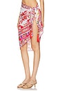 view 3 of 6 Short Tassel Sarong in Faith, Luck & Justice