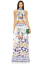 view 5 of 6 Skirt With Shaped Seam in Tiles Darls
