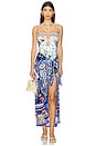 view 5 of 6 Long Sarong in Tiles Darls
