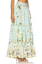 view 2 of 6 High Waisted Tiered Skirt in Floral Freefall