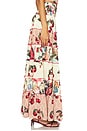 view 3 of 6 Shirred Waist Tiered Circle Skirt in Notes From The Road
