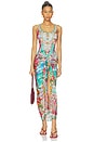 view 5 of 6 Multi Wear Long Sarong in Meet Me In Mallorca