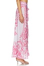 view 2 of 6 Long Sarong With Tie Waist And Frill Edge in Livin La Vida Rosa