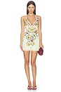 view 1 of 4 Button Front Halter Playsuit in Va Va Vintage