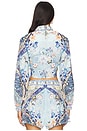 view 3 of 5 Cropped Wrap Shirt in Al Manial Palace Memoirs