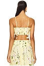 view 3 of 5 Corset Crop Top in Daisy Chains