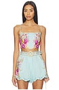 view 1 of 5 Corset Crop Top in Bazaar Blooms
