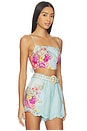 view 2 of 5 Corset Crop Top in Bazaar Blooms