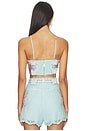 view 3 of 5 Corset Crop Top in Bazaar Blooms
