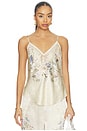 view 1 of 4 CAMISOLA V-NECK BIAS CAMI in Laced With Love