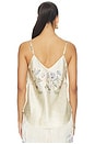 view 3 of 4 CAMISOLA V-NECK BIAS CAMI in Laced With Love