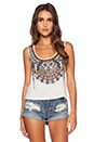 view 1 of 3 Midriff Tank in Through Threads of Time
