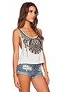 view 2 of 3 Midriff Tank in Through Threads of Time