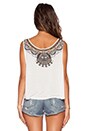view 3 of 3 Midriff Tank in Through Threads of Time