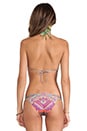 view 3 of 6 MAILLOT DE BAIN 2 PIÈCES AVEC LIENS À NOUER in Fiesta Chullo