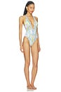 view 2 of 5 MAILLOT DE BAIN 1 PIÈCE PLUNGE HALTER ONE PIECE in Dial Up The Tiles