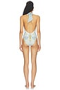 view 3 of 5 MAILLOT DE BAIN 1 PIÈCE PLUNGE HALTER ONE PIECE in Dial Up The Tiles