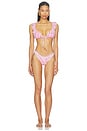 view 4 of 5 BAS DE MAILLOT DE BAIN MINI REGULAR BIKINI BOTTOM in Livin La Vida Rosa