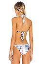 view 3 of 5 Ring Tie Bikini Top in White Side Of The Moon