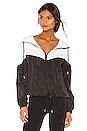 view 1 of 4 Val Windbreaker in Black & White Mesh