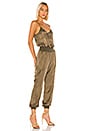 view 2 of 3 Twill Amia Jumpsuit in Olive