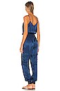 view 3 of 3 Twill Amia Jumpsuit in Lapis