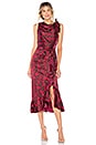 view 1 of 3 ROBE NANON in Rhubarb & Camilla Red
