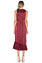 view 3 of 3 ROBE NANON in Rhubarb & Camilla Red