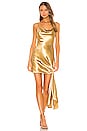view 1 of 3 Satin Ryder Dress in Gold