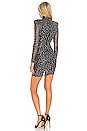 view 3 of 4 Marlene Dress in Black & Silver