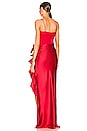 view 3 of 3 Drina Gown in Pimento Red