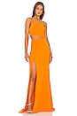 view 1 of 4 Sandra Gown in Clementine