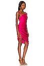 view 2 of 3 Regine Dress in Hot Magenta