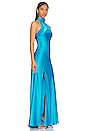 view 2 of 3 Reem Gown in Atomic Blue