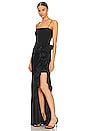 view 3 of 4 VESTIDO LARGO DRINA in Black