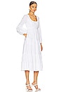 view 2 of 3 Midi Hillary Dress in White