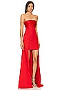 view 2 of 3 Lorella Gown in Scarlet