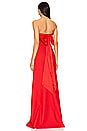 view 3 of 3 Lorella Gown in Scarlet