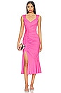 view 1 of 3 Julieta Dress in Electric Pink