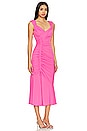 view 2 of 3 Julieta Dress in Electric Pink