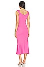view 3 of 3 Julieta Dress in Electric Pink