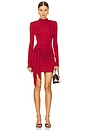 view 1 of 3 Mini Long Sleeve Johnson Dress in Rosewood