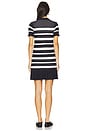 view 3 of 4 Clementine Knit Polo Dress in Navy & Ivory