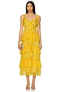 view 1 of 3 Hydrangea Fadrid Dress in Mango Sorbet Multi