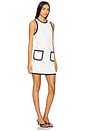 view 2 of 4 Contrast Auden Dress in White & Navy